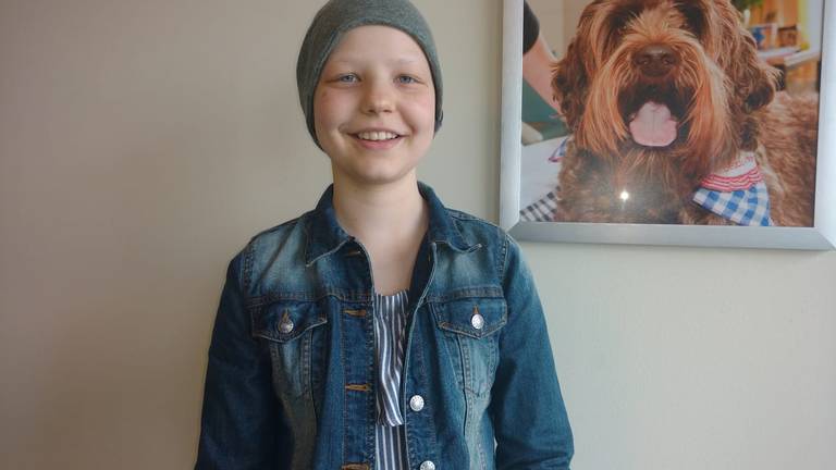 Paula Verschueren (12) heeft komende maandag haar laatste behandeling.
