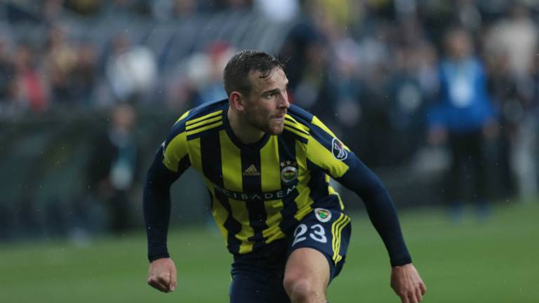 Vincent Janssen in actie voor Fenerbahçe. (Foto: VI Images)
