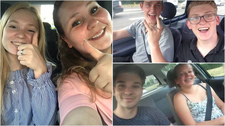 Kei gezellig! Deze Brabanders hielpen elkaar aan een lift.