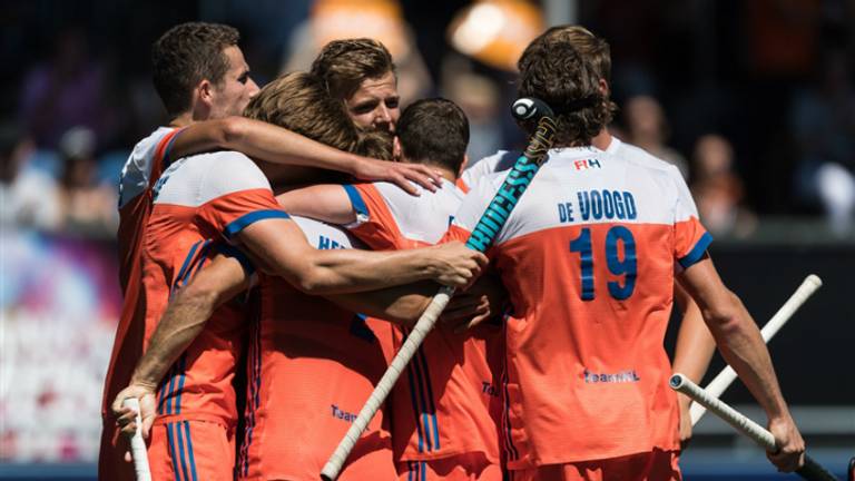 De hockeymannen pakten brons (Foto: VI Images).