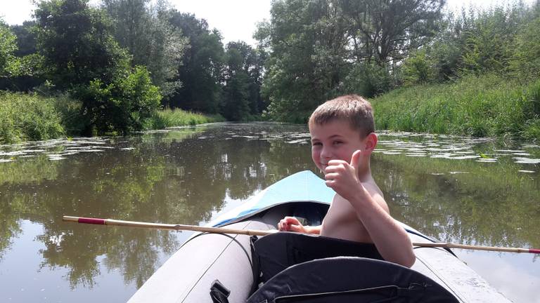 Bram, de winnaar van de Zuidelijke Zondag fotoactie. (Foto: Peter van Haaren)