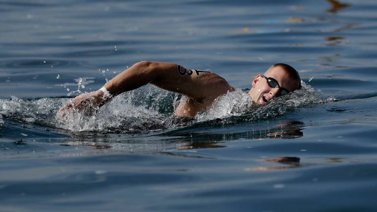 Ferry Weertman tijdens de Olympische Spelen van 2016 in Rio (foto: VI Images).