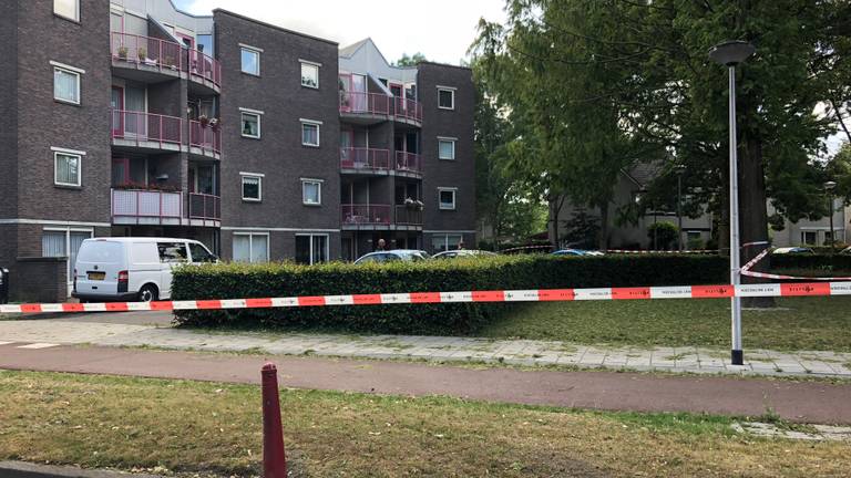 De flat aan de Havik waar een van de slachtoffers werd gevonden (Foto: Imke van de Laar)