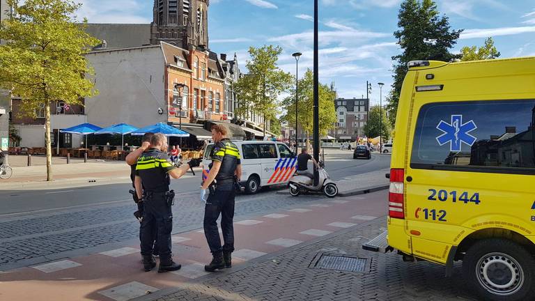 De steekpartij gebeurde midden in het centrum. (Foto: Toby de Kort)