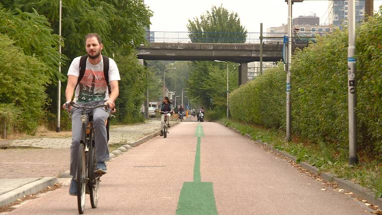 Een Tilburgs slim fietspad