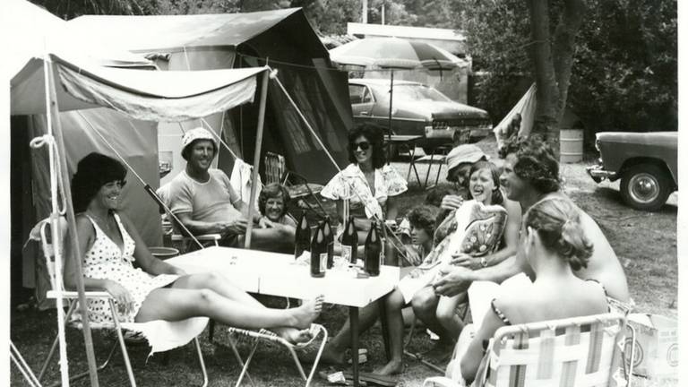Vakantie op de camping in 1976