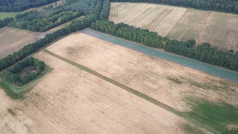 Dit is wat een gebrek aan regen met ons Brabantse land doet (Foto: Wim Heesterbeek)