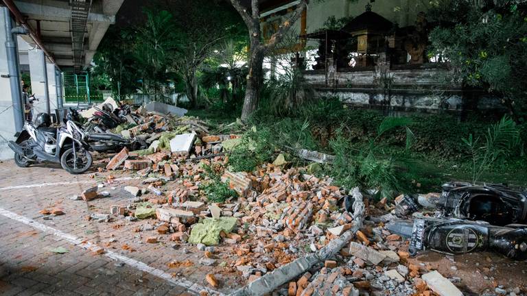 Lombok na de aardbeving Foto:ANP