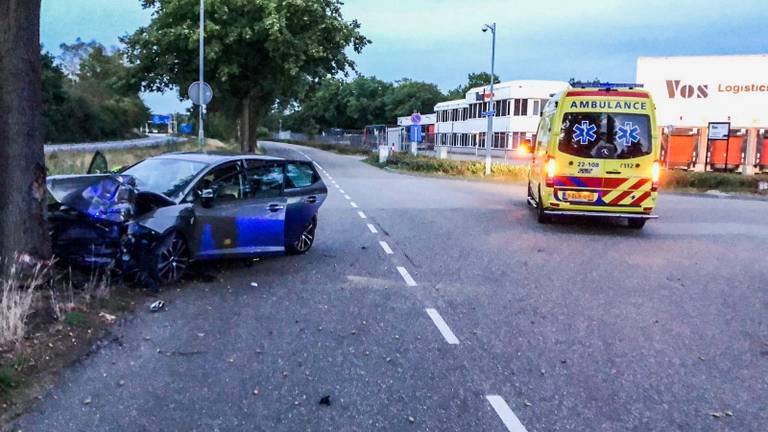 De plek van het ongeval op de Graandijk. Foto: Danny van Schijndel.