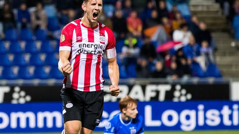 Goal! Luuk de Jong laat zien dat hij het nog steeds kan! Foto: VI Images.