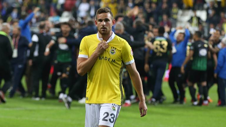 Vincent Janssen in het shirt van Fenerbahçe (foto: VI Images).