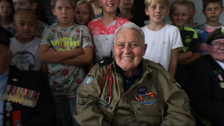 Guy Whidden (99) was een van de veteranen