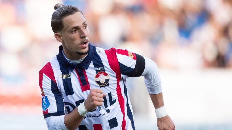 Fran Sol in actie voor Willem II (foto: VI Images).