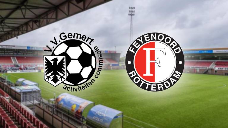 Gemert - Feyenoord in Helmond (compositie: Omroep Brabant).