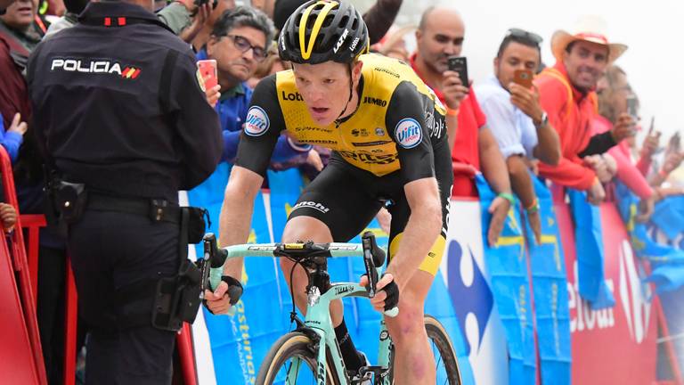 Steven Kruijswijk tijdens de 15de etappe van de Vuelta. (Foto: VI Images)