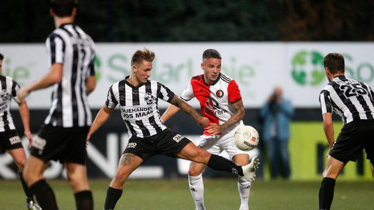 VV Gemert in actie tegen Feyenoord (VI Images).