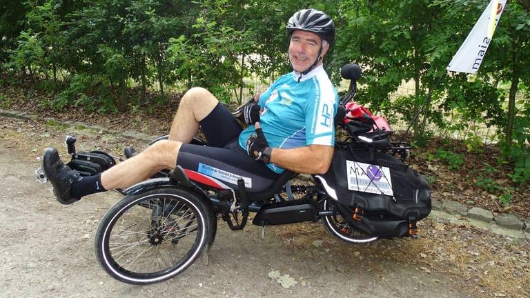 Ruud fietste bijna 10.000 kilometer voor onderzoek naar Parkinson. (Foto: Parkinson2Beat)