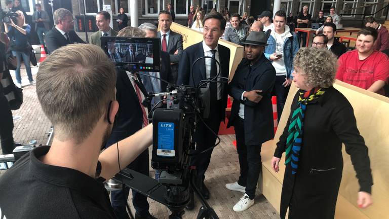 Premier Mark Rutte op werkbezoek bij vakcollege Sint Lucas in Eindhoven