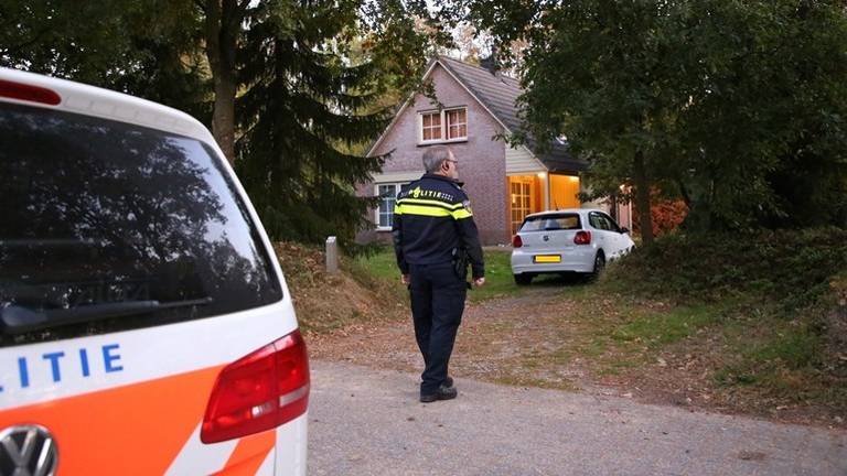 De politie kwam naar de camping. (Foto: Berry van Gaal)