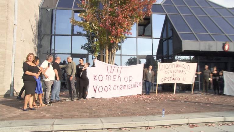 Woonwagenbewoners doen aangifte tegen regioburgemeesters. (Archieffoto)