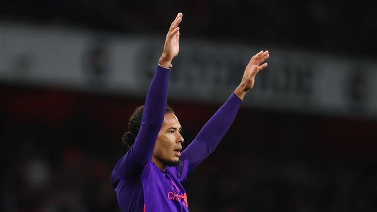 Virgil van Dijk kreeg drie goede kansen tegen Arsenal. (Foto: VI Images)