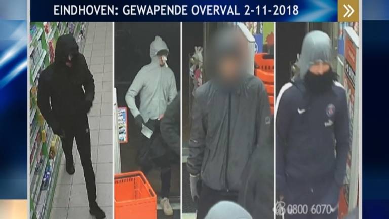 De andere overvallers worden nog wel gezocht (beeld: Bureau Brabant/politie).