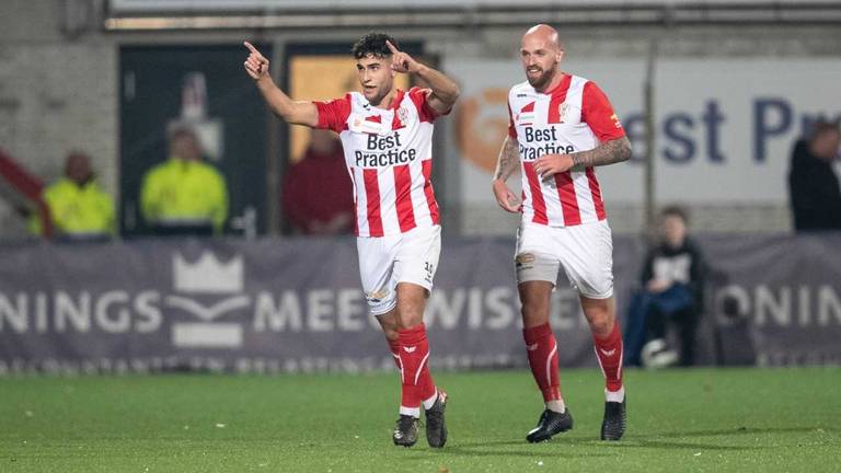 Huseyin Dogan was met twee treffers de grote man bij TOP Oss (foto: OrangePictures).