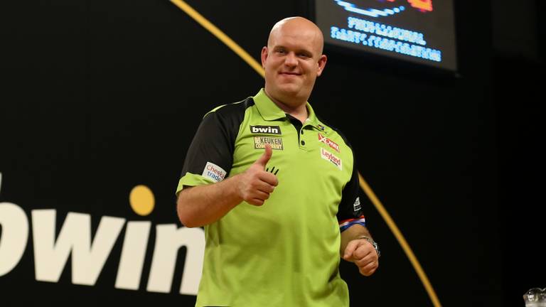 Michael van Gerwen had geen enkele moeite met Matthew Edgar (foto: VI Images).