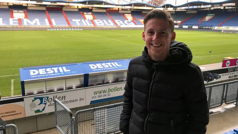 Daan Legro op zijn favoriete plek in Tilburg: Het Willem II stadion