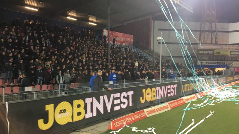 De heropende Oosttribune van FC Den Bosch. (Foto: Florian van Veldhoven)