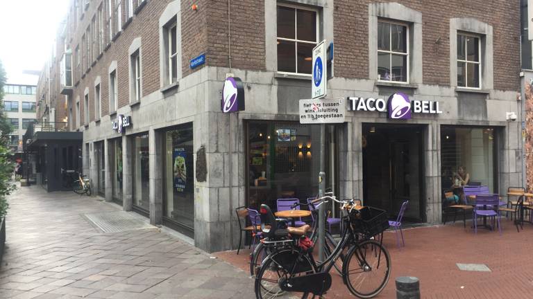 De (inmiddels) gesloten vestiging van Taco Bell in Eindhoven (foto: Hans Janssen).