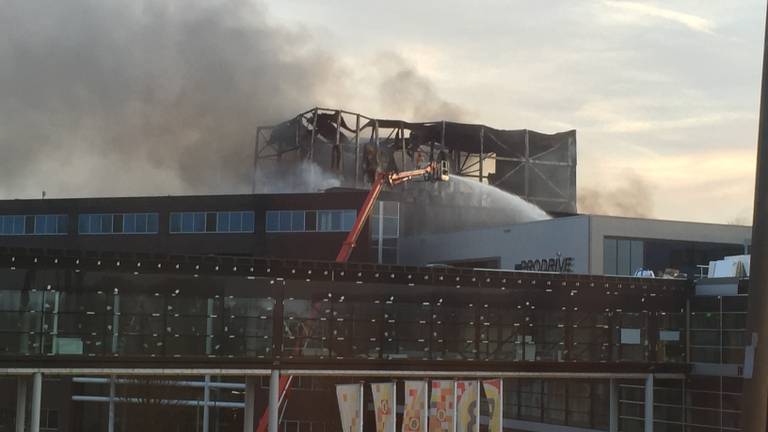 Weinig van het gebouw over (foto: Ronnie Vermonden)