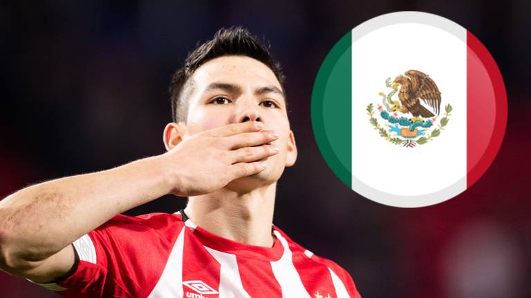 Hirving Lozano, de Mexicaanse superster van PSV. (Foto: VI Images)