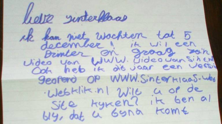 Alle Brieven Aan Sinterklaas Gaan Rechtstreeks Naar Nuenen De Emotie Van De Kinderen Is Zo Mooi Omroep Brabant