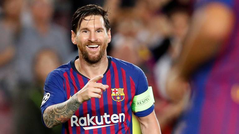 Lionel Messi, woensdag te bewonderen in het Philips Stadion. (Foto: VI Images)