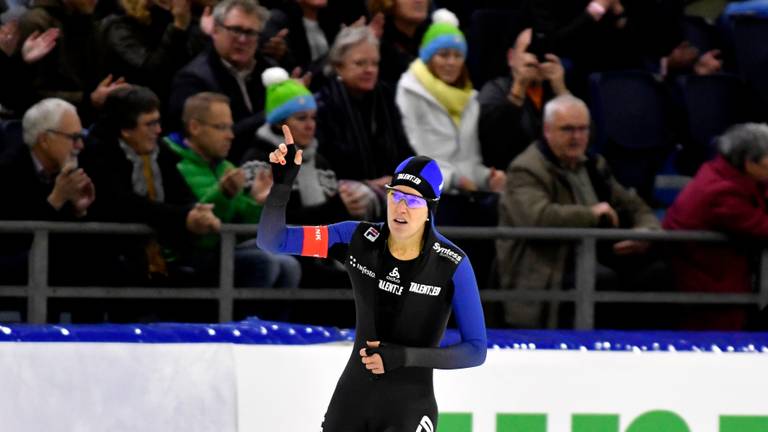 Ireen Wüst pakte twee keer goud op het NK afstanden