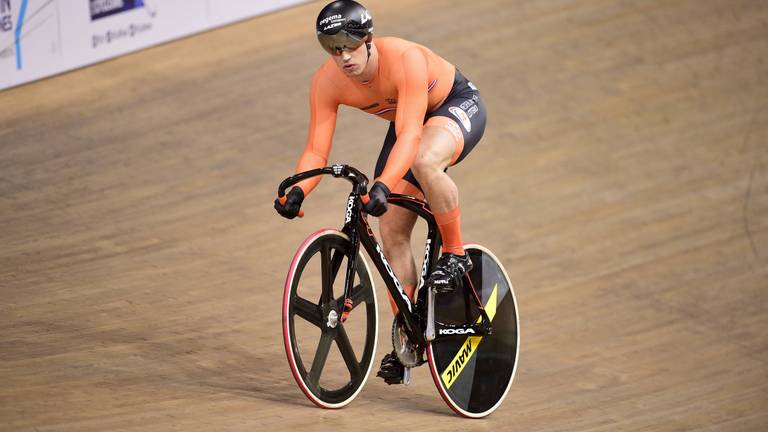 Baanwielrenner Harrie Lavreysen wordt gehuldigd in zijn woonplaats (Foto: VI Images).