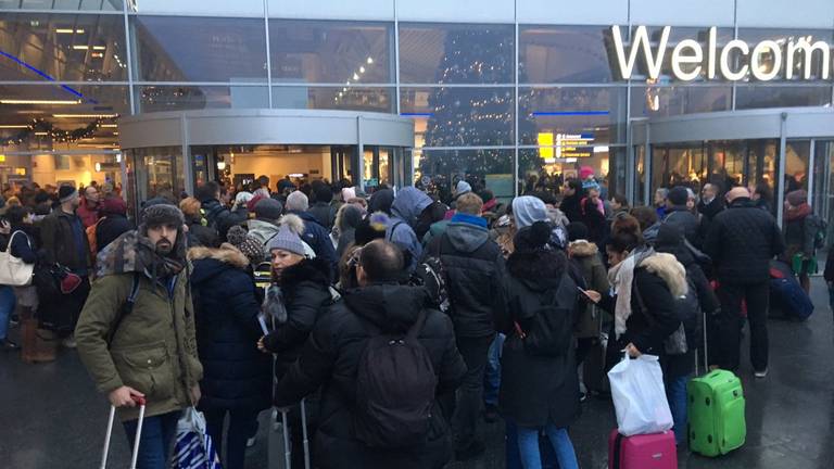 Drukte bij Eindhoven Airport