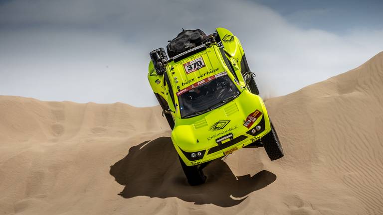 Michiel Becx in betere tijden tijdens zijn Dakar in Peru (foto: MCH Photo)