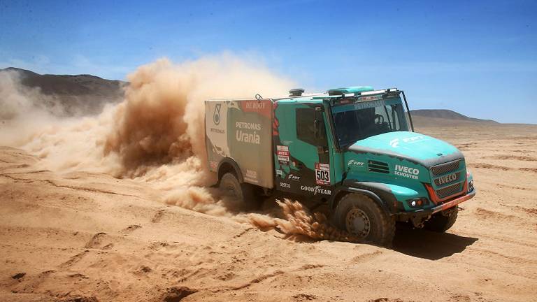 Gerard de Rooy in 2019 tijdens de Dakar Rally (foto: Willy Weyens).