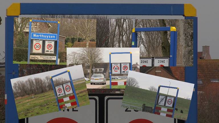 Massale diefstal van plaatsnaamborden in de regio Altena