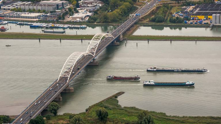 Merwedebrug van boven. Foto: ANP