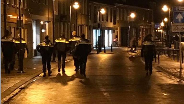 In Boxtel keerden jongeren zich tegen de politie (Foto: 112journaal)