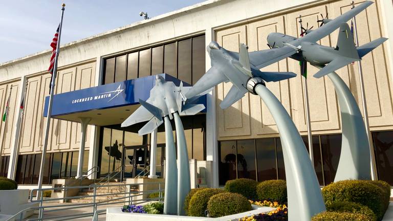 De fabriek van Lockheed Martin in Fort Worth in de Verenigde Staten. (foto: Raoul Cartens)