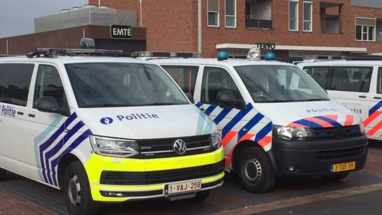 Een 'internationale' controle dit najaar in Putte. (Foto: Willem-Jan Joachems)