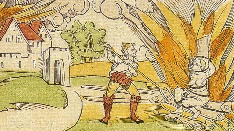 In de middeleeuwen zijn er tal van Brabantse vrouwen gestorven op de brandstapel. (Archieffoto: Wikimedia)