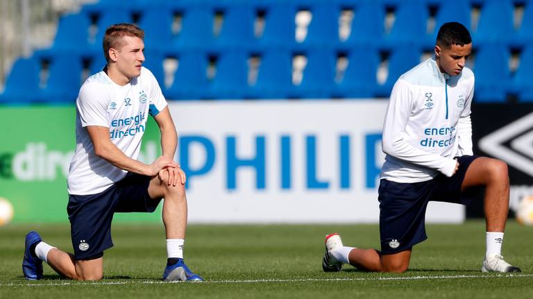 Michal Sadílek op het trainingskamp van PSV (foto: VI Images).