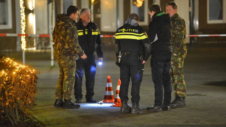 Het explosief werd vrijdagnacht gevonden. (Foto: Perry Roovers)