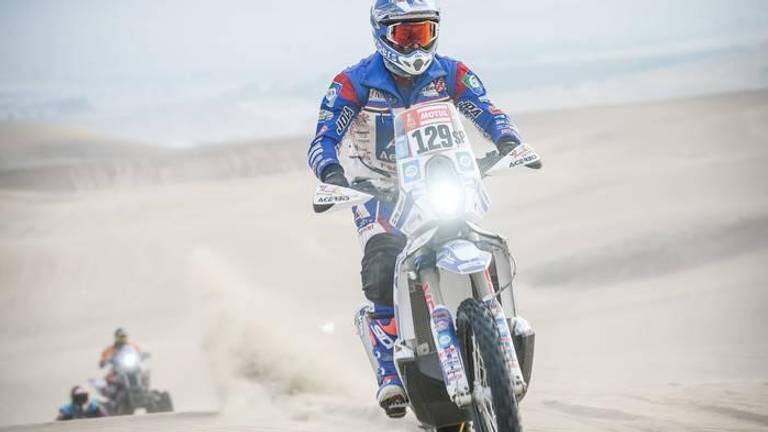 Paul Spierings tijdens de vorige Dakar Rally. (Foto: Rally Maniacs)