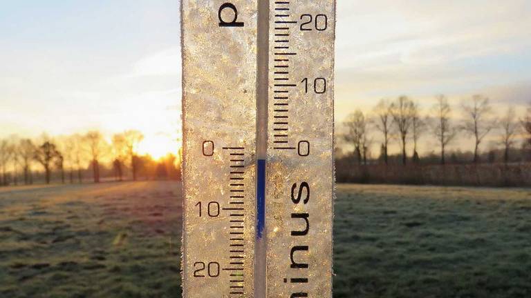 Het kwik daalde maar iets onder het vriespunt (Foto: Peter van der Schoot).